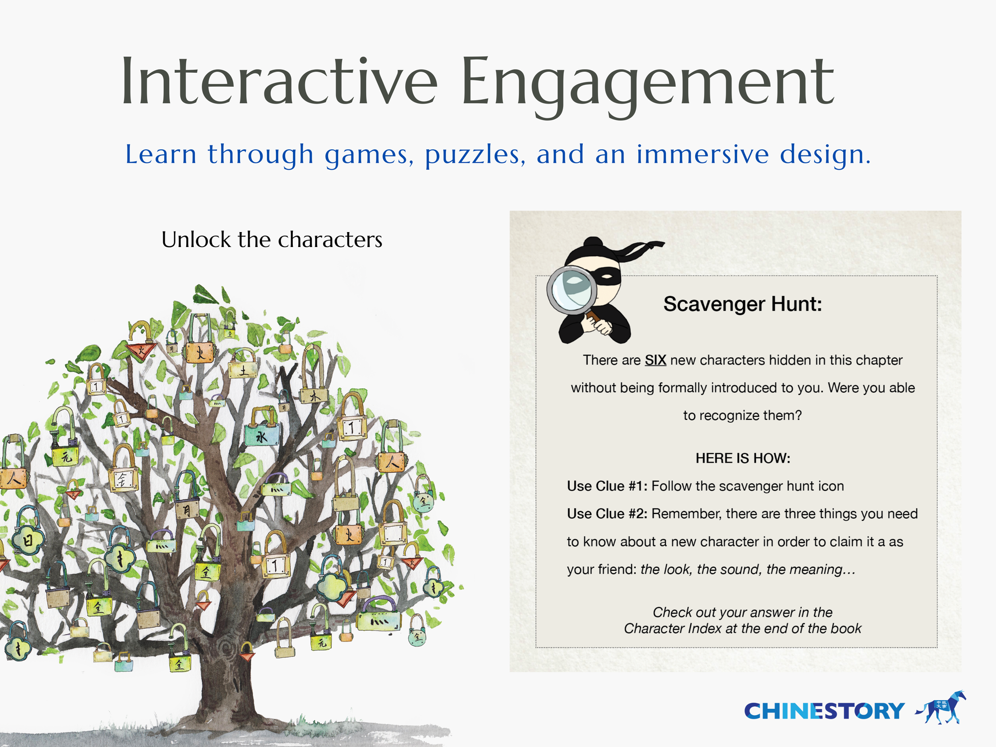Chinestory storybook has many built-in interactive games Illustrated by Anthony Su © Haiyan Fan